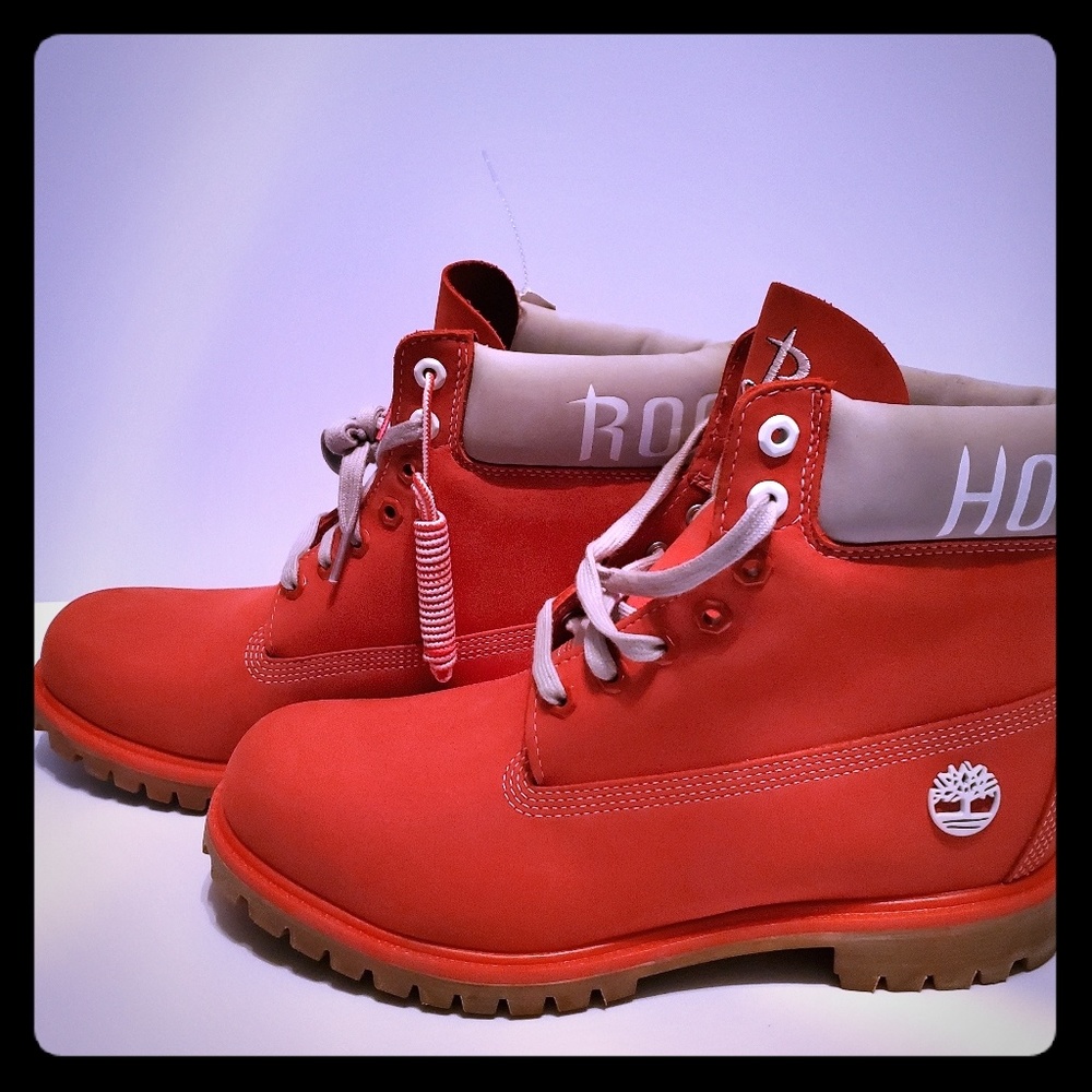 COPY - NBA Houston Rockets Premium Timberlands Boots